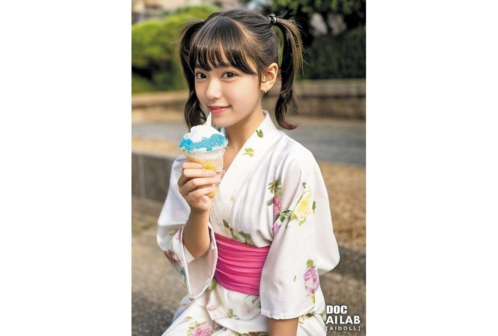 DAL-012 Fantasy Summer Festival Beautiful Girl AI MODEL AV DEBUT Screenshot 7