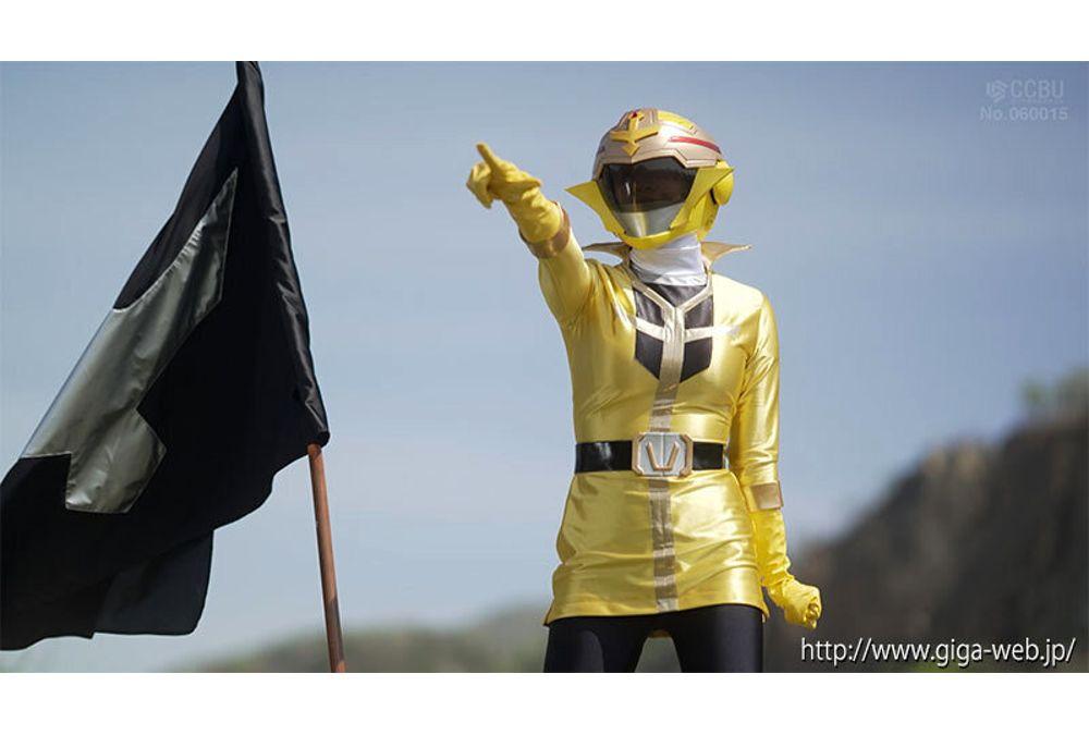 SPSF-55 Sentai Heroine Action Pinch ~ Fallen Star Sea Squadron Kaiser Five Kaiser Yellow [Action Pinch Arc] Moa Wakatsuki Screenshot 11