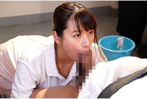 NGOD-165 Cleaner's Big Breasts Wife NTR Shameful Building Cleaning Haruna Hana Screenshot