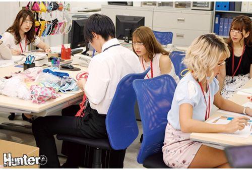 HUNTA-818 When I Got A Job At A Swimwear Maker, I Was The Only One Man And All The Girls And Girls Around Me! Furthermore, In The Office There Is An Incredible Sight Of A Female Employee Working In A Swimsuit! ? Screenshot
