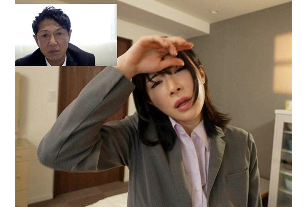 GVH-865 During A Remote Meeting, I Was Repeatedly Forced To Have Sex With My Female Boss In A Cowgirl Position, With Her Hips Wriggling, Making Sure That Headquarters Wouldn't Find Out. - Honoka Tsujii Screenshot 13