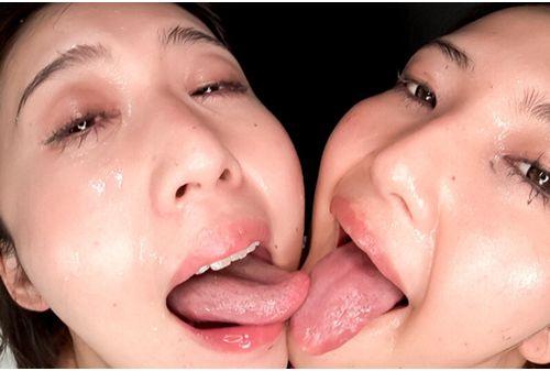 EVIS-569 White Thick Phlegm Face Licking Lesbian Screenshot 11