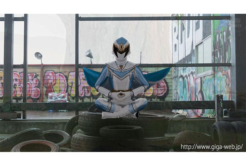 SPSF-69 Sentai Heroine Action Pinch ~ Fallen Dream Sentai Mystic Ranger Mystic Blue [Action Pinch Edition] Mai Onodera Screenshot 8