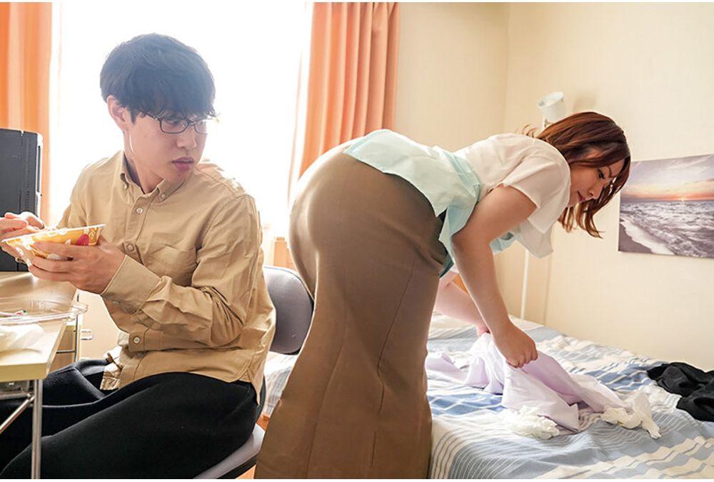 NGOD-349 A Voluptuous Stepmother Impregnated By Her Nerdy Son... Her Husband Is Unaware Of Her Secret, Gushing Vaginal Fluids And Copious Amounts Of Semen During Incestuous Intercourse Within The Family. Screenshot 10