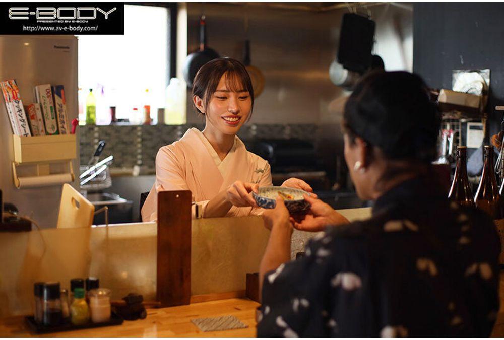 EYAN-208 Beautiful Japanese Restaurant Hostess, Akiho Sano (28), Makes Her AV Debut With Her Pure White G-cup Breasts Hidden By Her Kimono, A Secret That She Never Shows To Her Customers. Screenshot 6