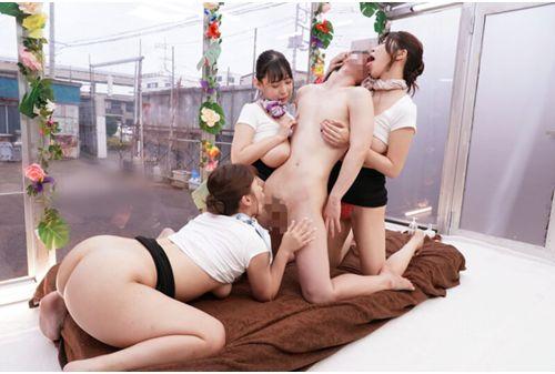 DVMM-064 MM Special Edition: Big-breasted AV Actress Picks Up Amateur Men! Invitation To A Full Course Service And Reverse 4P Harem Creampie Heaven At The Blue Sky Triple Big Breasts Beauty Salon! In The Magic Mirror Yuria Yoshine, Waka Misono, Miu Arioka/Misono Mizuhara, Hana Himesaki, Ena Koume Screenshot 8