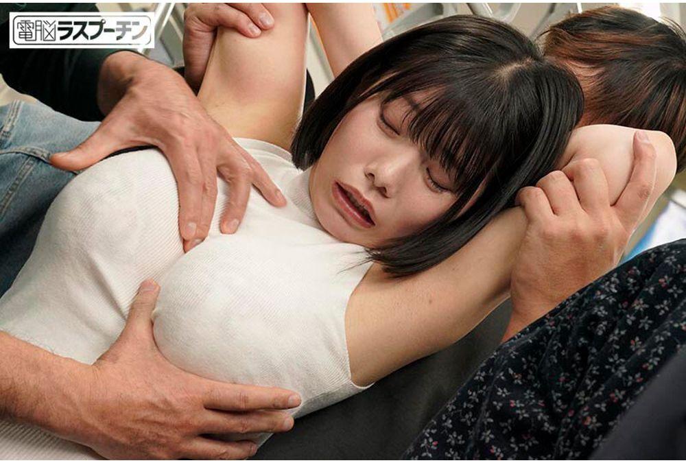 DRPT-114 Big-breasted Beauty 3: Trapped And Held In A Crowded Train, Her Nipples Are Stimulated. Screenshot 16