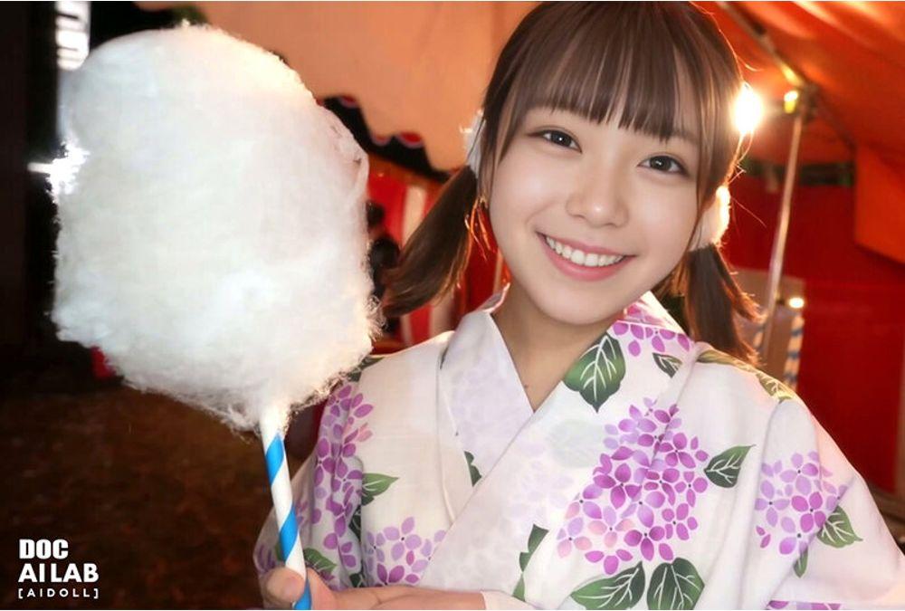 DAL-012 Fantasy Summer Festival Beautiful Girl AI MODEL AV DEBUT Screenshot 10