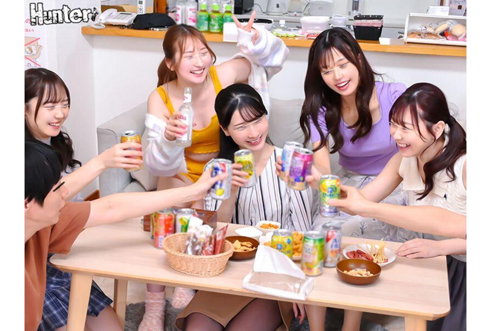 HUNTC-615 King's Game In A Share House! You'll Find Yourself Surrounded By Girls When You Move In! In This Share House, It's A Rule That When A New Person Moves In, A King's Game Is Played As A Welcome Party! Romantic Relationships Between Residents Are Strictly Forbidden, But Anything Naughty Is Okay! You Can Do Whatever You Want Without Any Romantic Feelings Involved! Screenshot 12