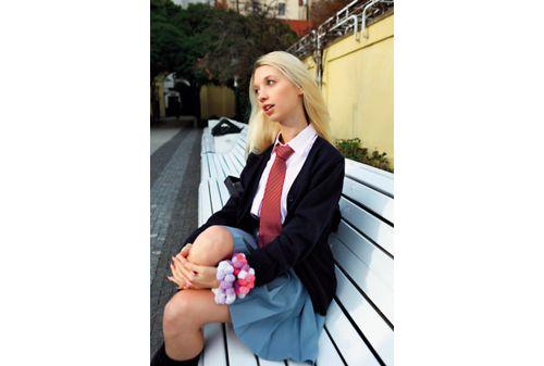 SUJI-180 European Blonde Uniform Beautiful Girl Play Creampie Intercultural Exchange Alexa Mima Screenshot