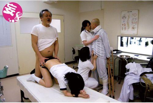 ZBES-004 Despair Eros Adzuki Haruna / Serina Yui / Yukari Uno Hospital Battle Royal Screenshot