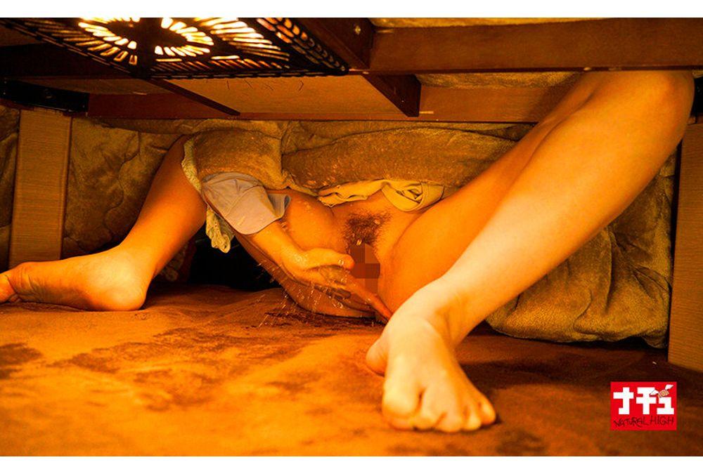 NHDTC-142 In The Kotatsu, Her Boyfriend's Brother Fingered Her With Aphrodisiac Oil And Made Her Squirt! She Can't Forget The Pleasure Of Being Creampied And Wants To Cum Again And Again. Screenshot 16
