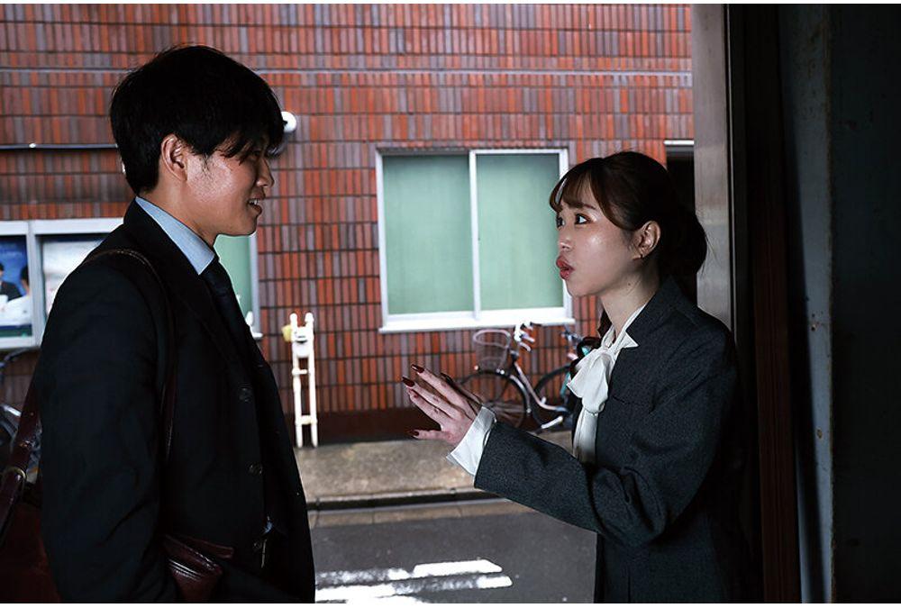NACT-165 Why Did You Only Book One Room?! I Ended Up Sharing A Room With My Useless, Older Subordinate, An Elite With A Huge Dick, And I Became Obsessed With Him... Miyamoto Satomi Screenshot 15