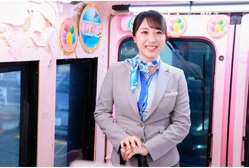 DVMM-245 A Documentary Of A Working Woman's AV Debut. Asuka-san (24 Years Old), An Active International Flight Cabin Attendant, Is 170cm Tall, Has Big G-cup Breasts, A Huge Buttocks Of 90cm, And Beautiful Legs In Black Pantyhose. A High-spec CA Who Couldn't Be Persuaded On The Magic Mirror Flight Finally Makes Her First And Last AV Debut After Some Negotiation. Screenshot 7