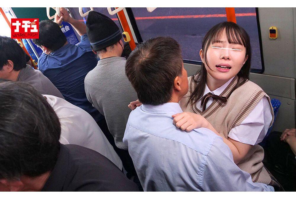 NHDTC-246 Big-assed J○ Gets Turned On By The Shame Of A Slow, Face-to-face Cumshot On A Crowded Bus And Starts Masturbating, Scooping Out The Semen. Screenshot 16