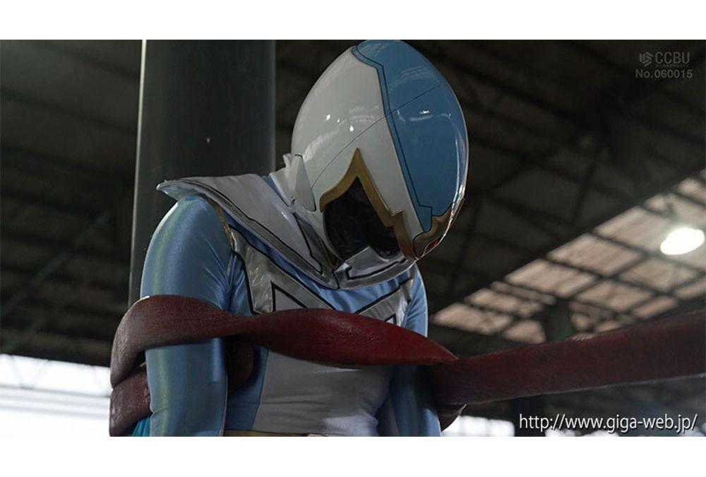 SPSF-69 Sentai Heroine Action Pinch ~ Fallen Dream Sentai Mystic Ranger Mystic Blue [Action Pinch Edition] Mai Onodera Screenshot 13