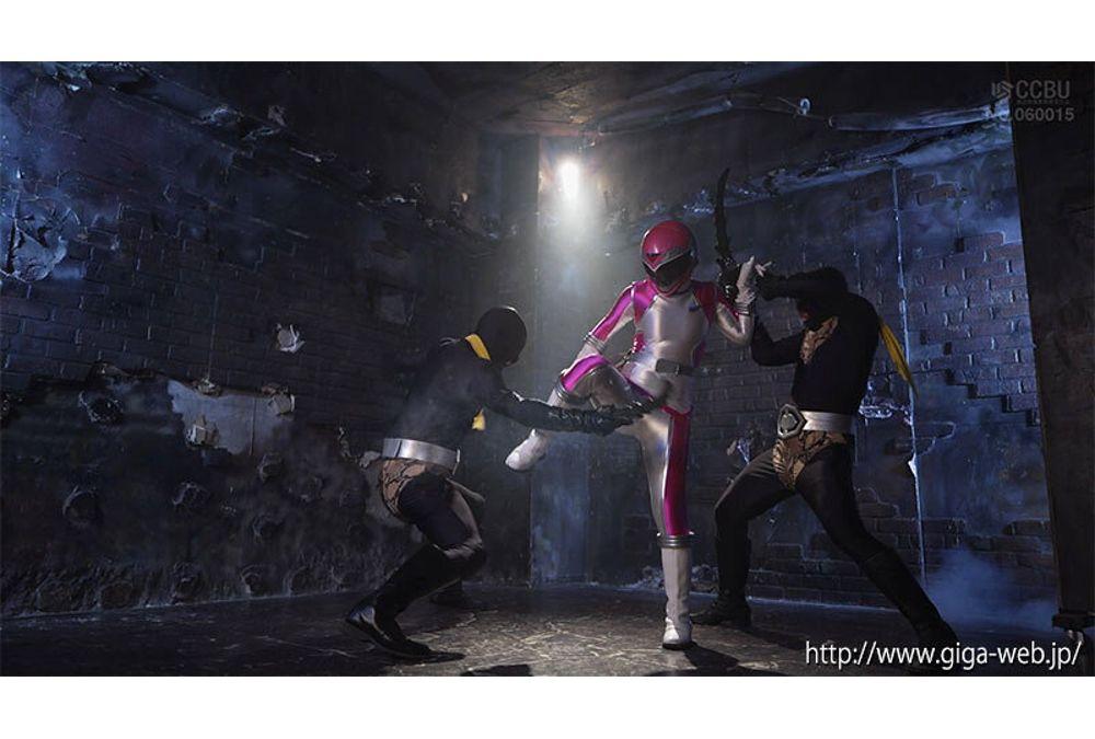 SPSE-71 Heroine Reaches Climax, Ecstatic Face, And A Barrage Of Obscene Language, Gushing Orgasm Hell: Treasure Sentai Jewel Ranger, Jewel Pink, Rika Amamura Screenshot 14
