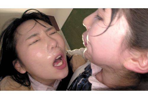 EVIS-429 Saliva Juice Bukkake Face Licking Lesbian Screenshot