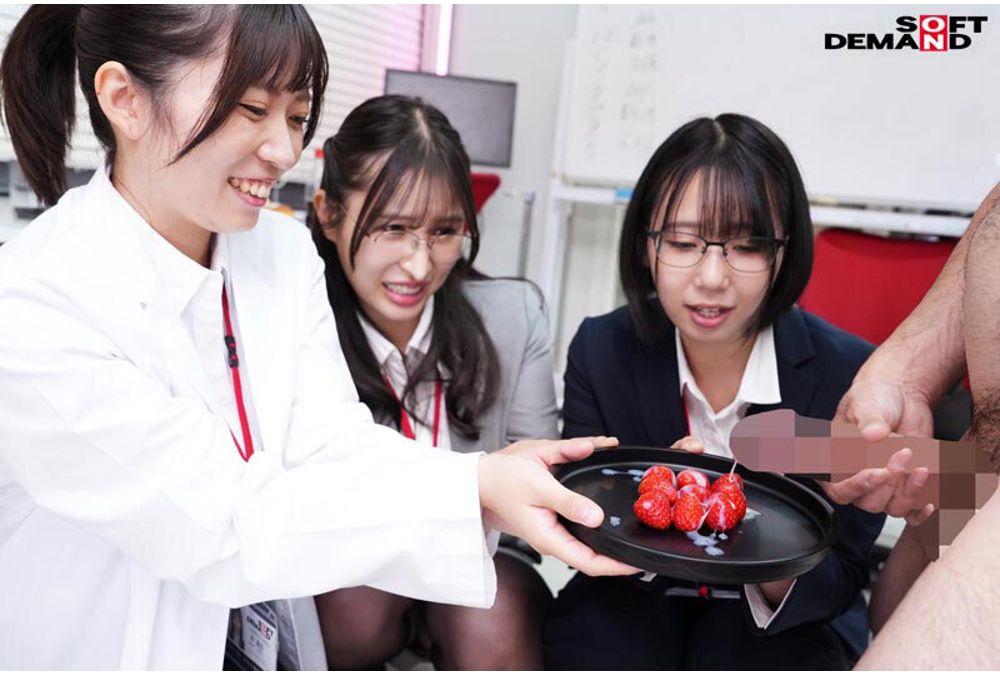 SDJS-359 "What Food Pairs Best With Semen?" Three Female SOD Employees Seriously Tested The Question. 46 Servings Of Rich, Authentic Sperm To Fill Your Stomach. Chew, Savor, And Swallow! Semen Marriage Experiment With Semen. SOD Sex Science Lab Report 23 Screenshot 11