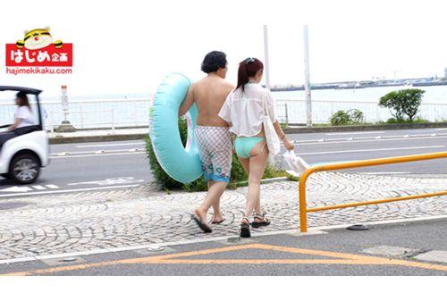 HJMO-665 A Swimsuit Gal And A Regular Big-dick Man Meet At The Beach In Shonan And Try Out A "sumata Oil Massage" In A Matching Car For The First Time! Will The Strangers End Up Getting So Excited That They End Up Cumming Inside Each Other?! 7 Screenshot