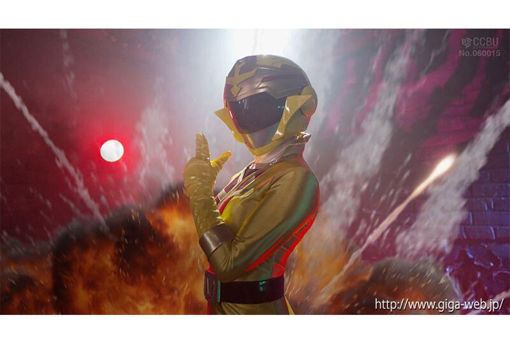 SPSF-61 Sentai Heroine Action Pinch ~ Fallen Star Sea Squadron Kaiser Five Kaiser Yellow [Fall Arc] Moa Wakatsuki Screenshot 15
