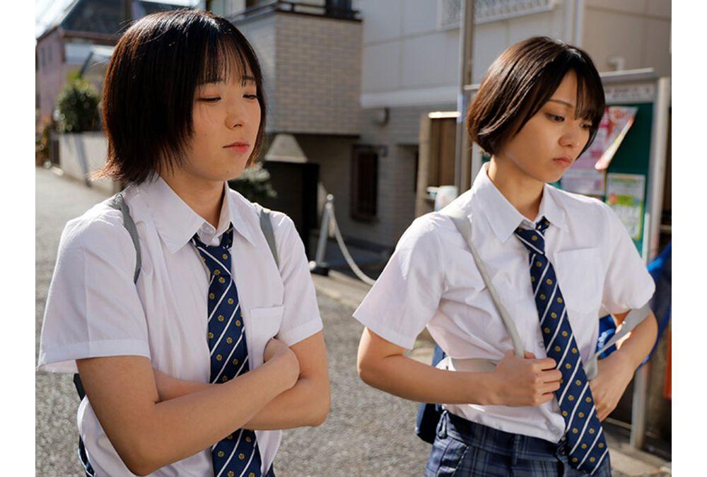 NVH-080 My Best Friend At The All-boys School Is Actually A Girl!? A Transsexual, Flat-chested, Boyish Lesbian: Kondo Mumu / Monami Suzu Screenshot 16