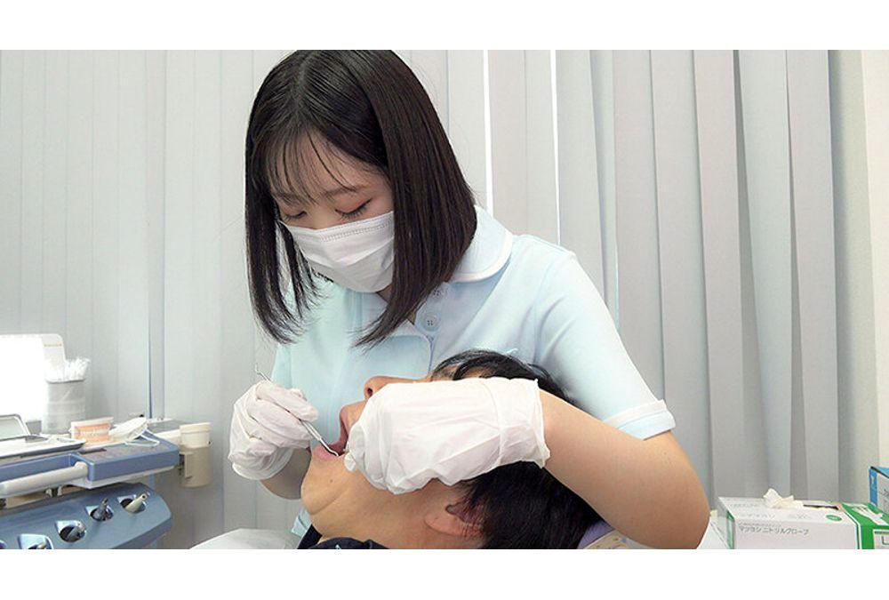 DNJR-159 A Seductive Dental Clinic Where A Dental Hygienist Deliberately Presses Her Soft, Voluptuous Breasts Against You. Screenshot 13