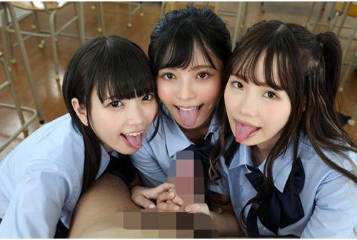 MKMP-429 Dream After School Harem Classroom Where I At The Bottom Of The School Clique Is Used For Sexual Desire Processing Of A Group Of Three Beautiful Girls In The Class Screenshot