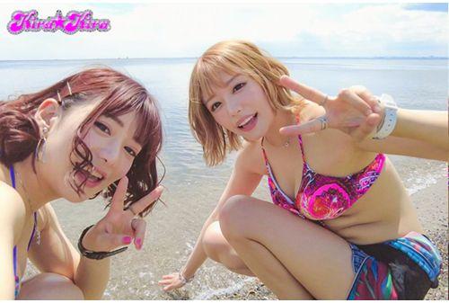 BLK-520 Suddenly Reverse Nanharlem Beach You Can't Enjoy The Sea With Fair-skinned You, So Let's Paco With Us! !! Mao Hamasaki Nozomi Arimura Screenshot