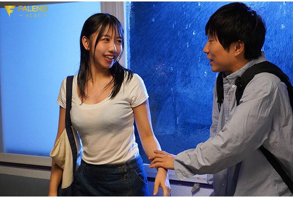 FNS-253 To Escape A Sudden Downpour, A Male And Female Classmate Sneak Into The School Building At Night, Only To Find Themselves Alone Together... As They Warm Each Other's Soaked, See-through Bodies, They Become Entangled. - Yayoi Hamabe Screenshot 6