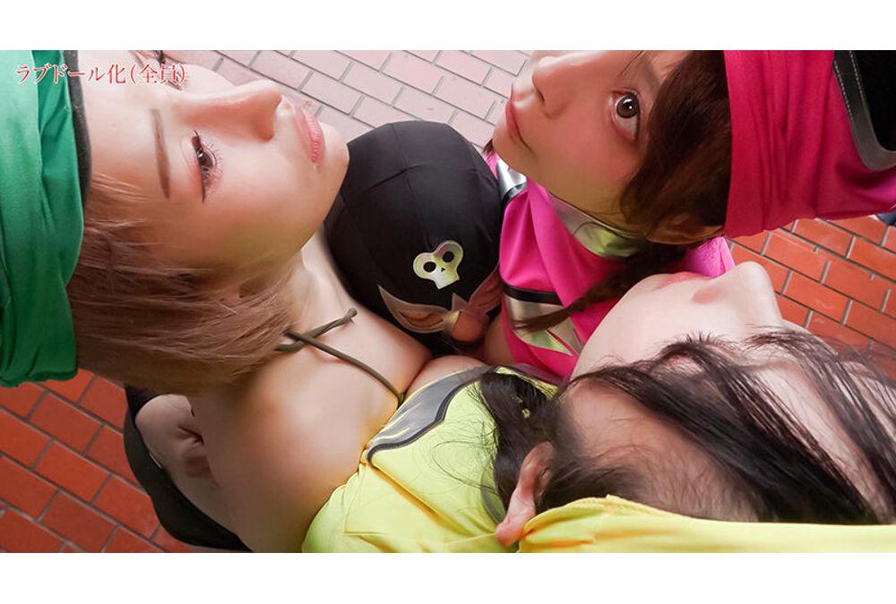 SGKI-068 Time Stops And Forces Women To Have Sex During A Sentai Hero Show. Transforms Them Into Love Dolls At Will. Screenshot 13