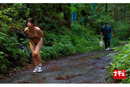 NHDTC-021 Naked Release At Campsite - A Busty Woman Is Chased And Stripped For Outdoor Humiliation - Screenshot