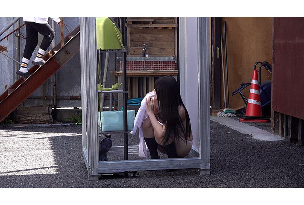 SGKI-104 Public Phone Booth, 360 Degrees View, Innocent And Cute Young Lady With Big Breasts, J○ Nipple Challenge Screenshot 12