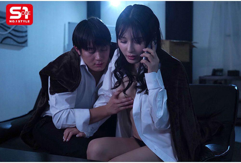 SNOS-309 On The Night Of A Massive Blackout... Alone With My Beautiful Boss, I Lost All Reason To Her Coveted Large Breasts, Sex Appeal, And The Darkness, And Ejaculated All Night Long Until Dawn. - Kiho Kinmatsu Screenshot 8