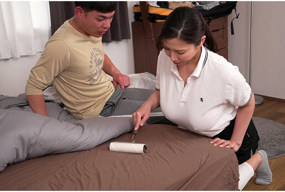 HBAD-715 A Plump Busty Housekeeper Seduces You With A No-bra, Soft Body Erotic Pose - Yamase Miki Screenshot 15