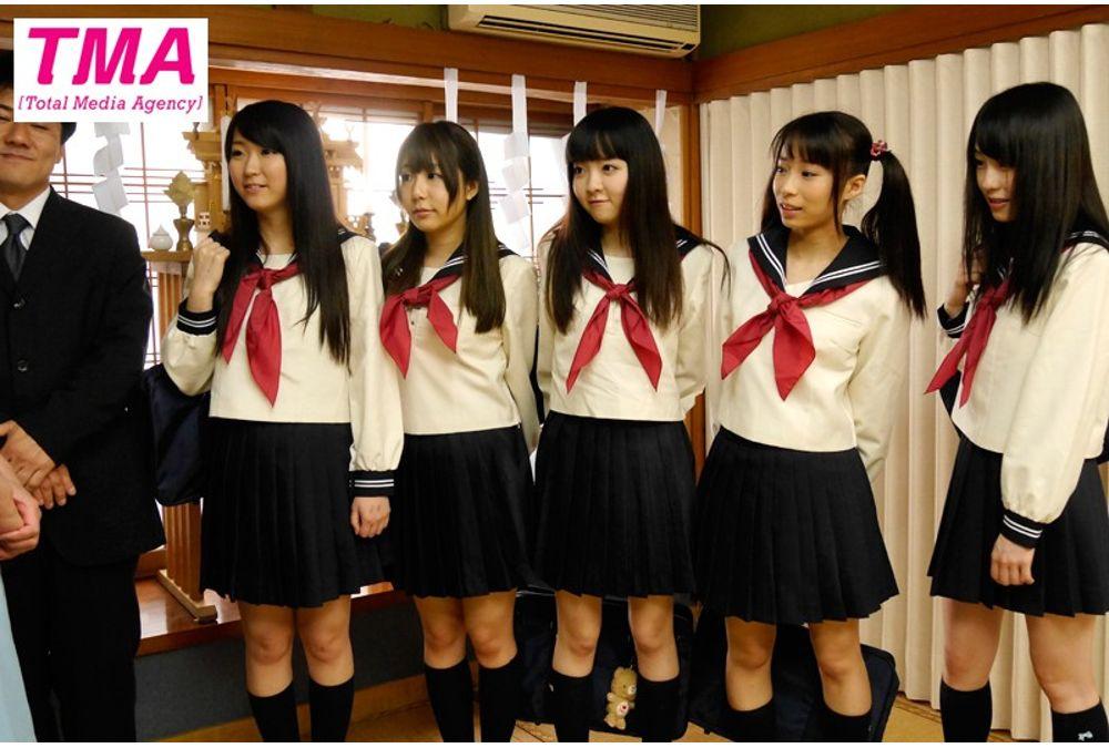 AVOP-109 Orgy - Shaved Miko Extracurricular Tuition Hen Pies School Girls School Screenshot 8