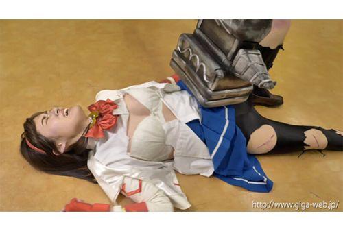 GHOV-18 Battle Striker Honoka Gakuen Subjugation Heroine Yu Aozora Screenshot