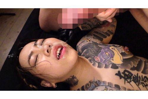 BONY-121 Japanese Tattoo Girl Debut: First Shoot M Awakening Shizuku Yuki Screenshot