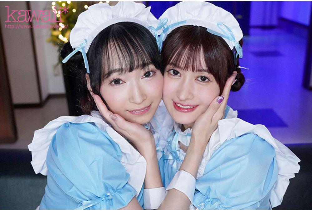 CAWD-910 Two Sexy, Sexy Girlfriends With Amazing Bodies Fight Over Each Other For A Creampie!? The Beautiful And Cute Seniors At My Part-time Job Milk My Semen Every Day With Their Sweet, Sticky, Pounding Cowgirl Style. Screenshot 14