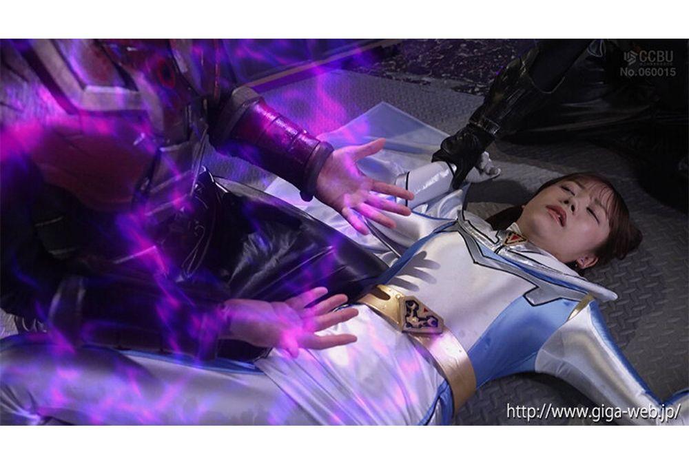 SPSF-75 Sentai Heroine Action Pinch ~ Fallen Dream Sentai Mystic Ranger Mystic Blue [Fall Arc] Mai Onodera Screenshot 17