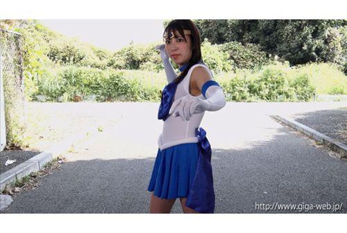 GHNU-58 Unequaled Mask Beautiful Girl Warrior Sailor Trinity Sara Kagami Screenshot