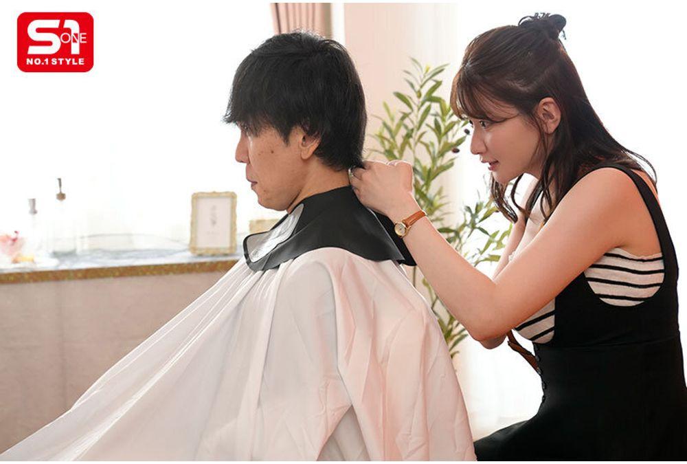 SNOS-105 A Super Relaxing Hair Wash That Puts L-cup Breasts In Close Contact With Your Body And A Special After-cut Service That Gets You Nominated! A Hair Salon Where You Can Get A Big-breasted Woman To Give You A Handjob Mei Washio Screenshot 11