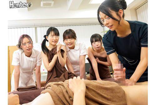 HUNTC-143 "What!? Is This Your Internship?" When I Entered The Esthetics School, I Was The Only Guy There! During The Training, We Touch The Body Of A Girl Wearing Only A Towel! My Crotch Is Touched So Much That It Becomes Fully Erect 5 Screenshot