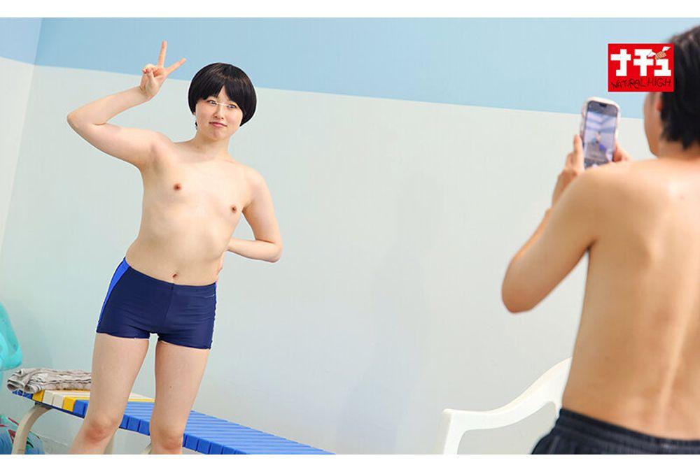 NHDTC-188 Even Flat-chested Amateur Girls Take On The Challenge Of Wearing Men's Swimsuits! A Humiliating Mission To Pretend To Be Boys At The Prefectural Pool Without Getting Caught! But... I Got So Turned On By The Boyish Sex That I Ended Up Letting Them Cum Inside Me/// Screenshot 18