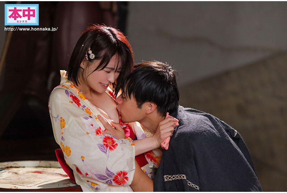 HMN-743 On The Night Of The Fireworks Festival, A Sudden Downpour Caused Chaos. I Took Refuge In A Love Hotel Room With My Childhood Friend And Classmate, And We Had Creampie Sex. Natsu Tojo Screenshot 9