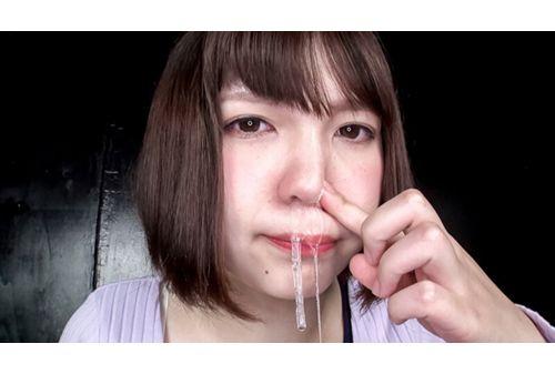 EVIS-521 A Beautiful Woman With A Beautiful Nose Has A Lot Of Viscous Runny Nose Screenshot