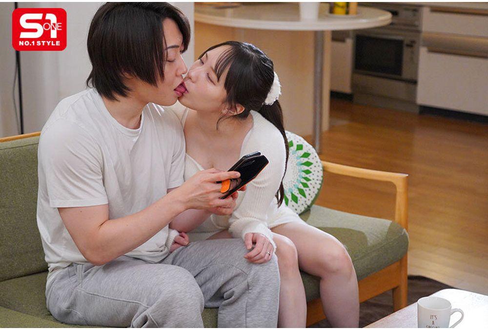 SNOS-307 While Working Remotely, Eating, Or Sleeping, Even At Home, The Busy Husband Is Forcibly Undressed, Aroused, And His Penis Is Inserted Without His Consent. A Perpetually Horny Young Wife, Yuuka Murakami. Screenshot 11