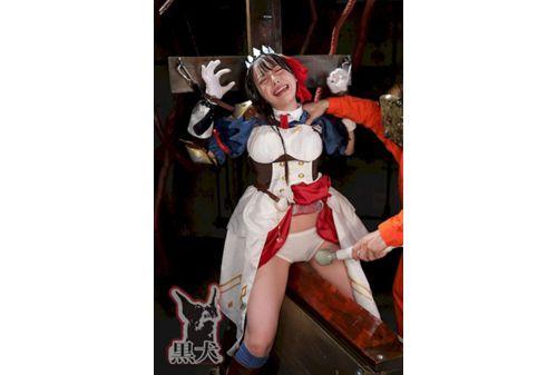 DOA-122 Doujin AV: A Chubby Busty Cosplayer Is Given The Pleasure Of Being Tied Up And Trained Screenshot 13