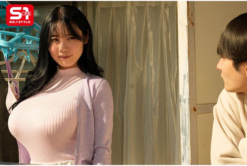 SNOS-217 When The Neighboring M-cup Housewife Hangs Out Her Melon-sized, Extra-large Bra In The Afternoon, It's A Sign That Her Husband Is Away... Minami Haru Screenshot 15