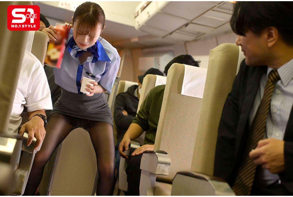 SNOS-177 A Wealthy Old Man In First Class Spots A Gorgeous Cabin Attendant! He Finds Fault With Her And Goes Above And Beyond, Even Taking Care Of His Dick Lol Miru Screenshot 16